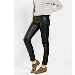 CourtsHop BDG Black faux leather jeans size 28